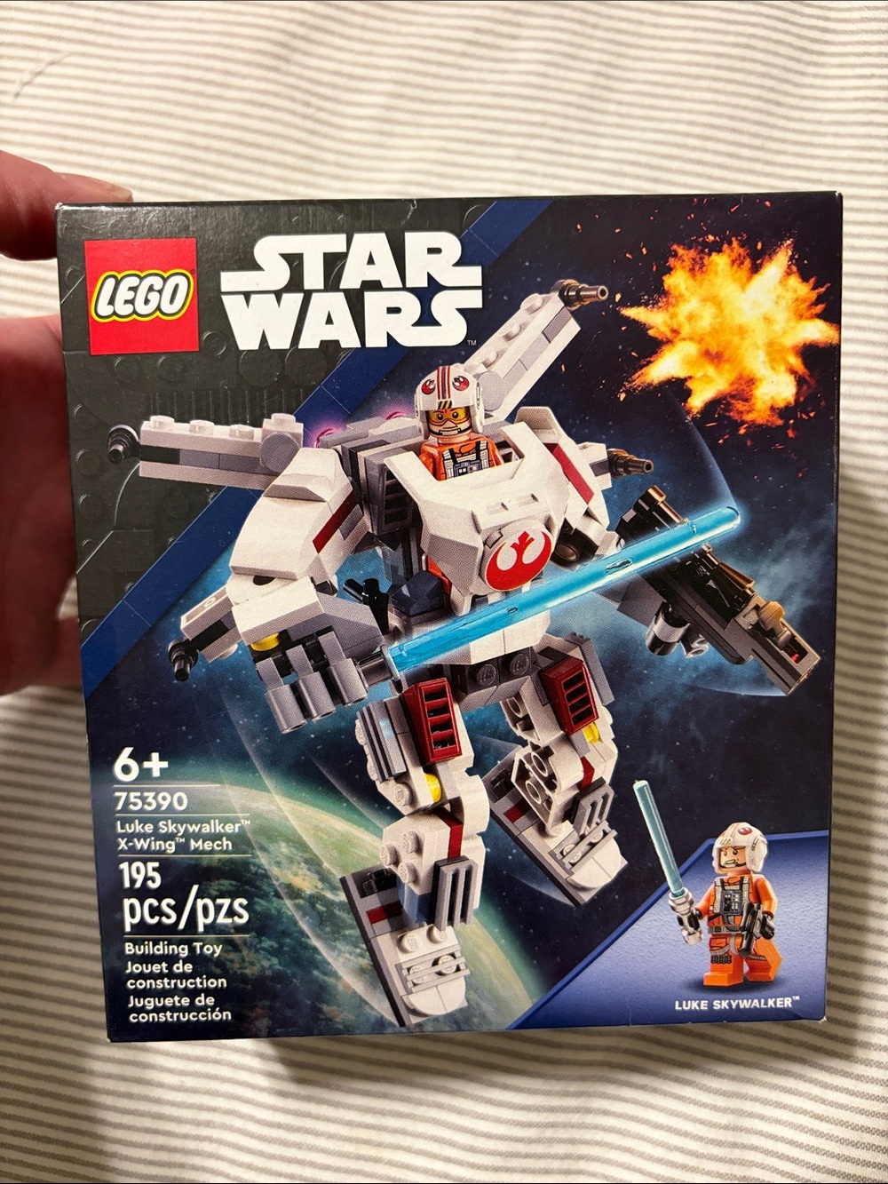 NIB LEGO Star Wars Luke Skywalker X-Wing Mech 75390 Sealed Set